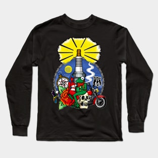 Pinup and night frog Long Sleeve T-Shirt